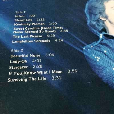 LP VINYL - NEIL DIAMOND: LOVE AT THE GREEK THEATRE (2 LP'S)
