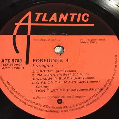 LP - FOREIGNER: 4