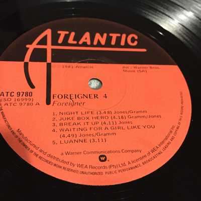 LP - FOREIGNER: 4