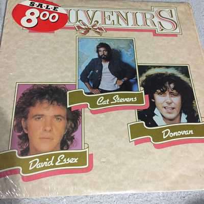 LP - SOUVENIRS (DAVID ESSEX, CAT STEVENS, DONOVAN)