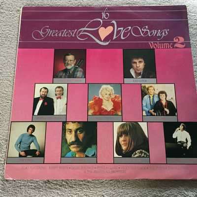 LP - 16 GREATEST LOVE SONGS VOLUME 2 (ROGER WHITTAKER, AIR SUPPLY ETC ETC)