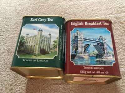 BEAUTIFUL TEA TINS OUT OF UK