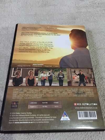 DVD - BORN TO WIN (FROM PRODUCER OF FAITH LIKE POTATOES) 2 TIMES WINNER