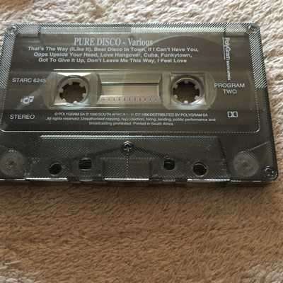 CASSETTE TAPE: PURE DISCO (80's MUSIC)