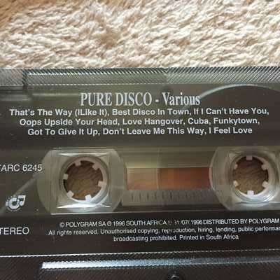 CASSETTE TAPE: PURE DISCO (80's MUSIC)