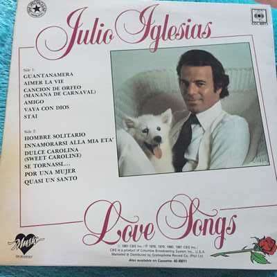 LP - JULIO IGLESIAS: LOVE SONGS