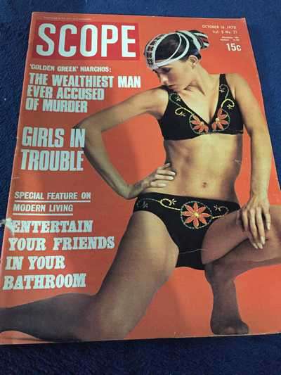 VINTAGE - SCOPE OCTOBER 16, 1970: THE WEALTHIEST MAN EVER ACCUSED OF MURDER