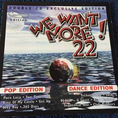 CD - WE WANT MORE! 22 (2 CDS)