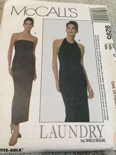 PATTERN MCCALL'S 9295 (UNUSED) - DRESS (SIZE 12,14,16)