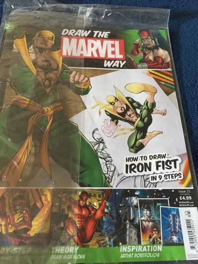 JOBLOT (8) : DRAW THE MARVEL WAY NR 06, 08, 25, 28, 30, 31, 34 & 37 (SEE DESCRIPTION)