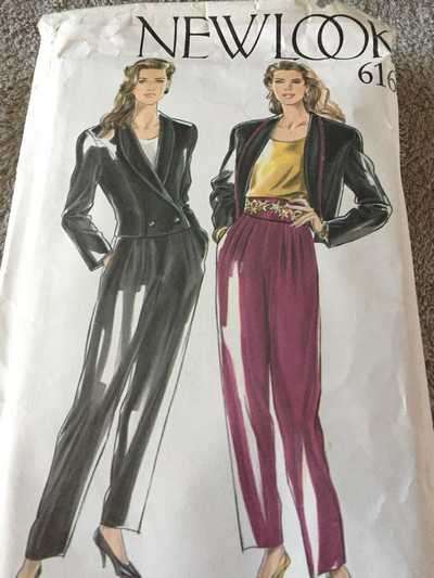 PATTERN NEW LOOK 6162 - JACKET & TROUSERS (SIZE 8-18)
