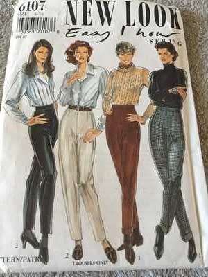 PATTERN NEW LOOK 6107 (UNUSED) - TROUSERS (SIZE 6-16)