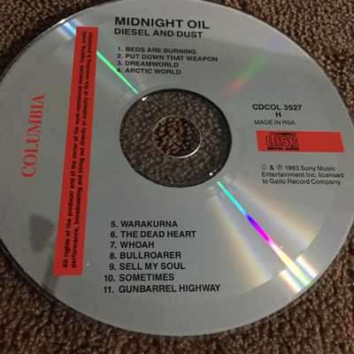 CD - MIDNIGHT OIL: DIESEL AND DUST