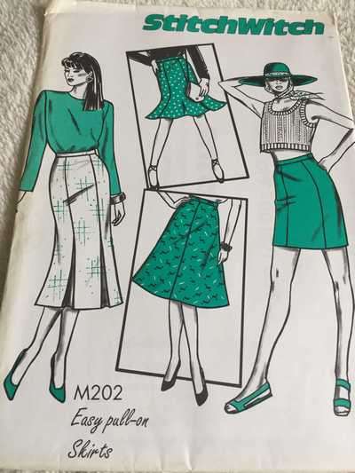 PATTERN STITCHWITCH M202 (UNUSED) - SKIRT VARIATIONS (SIZE 6-22)