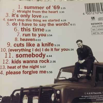 CD - BRYAN ADAMS: SO FAR SO GOOD