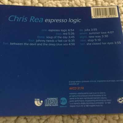 CD - CHRIS REA: ESPRESSO LOGIC