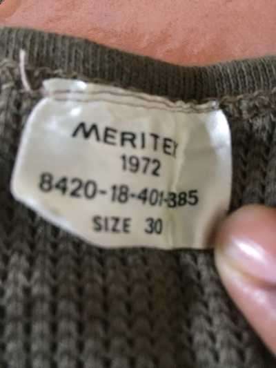 SADF - VEST 1972 SIZE 30 NR C & D