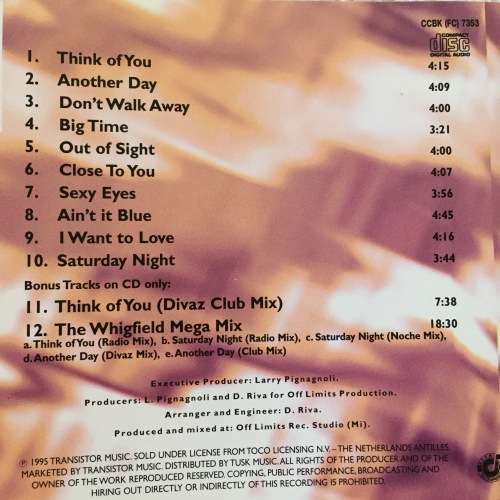 CD - WHIGFIELD: WHIGFIELD