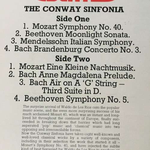 LP VINYL - THE CONWAY SINFONIA: CLASSICS WITH A BEAT
