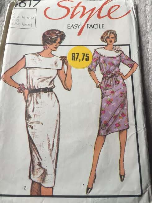 PATTERN STYLE 4617 - DRESS (SIZE 12-14-16)
