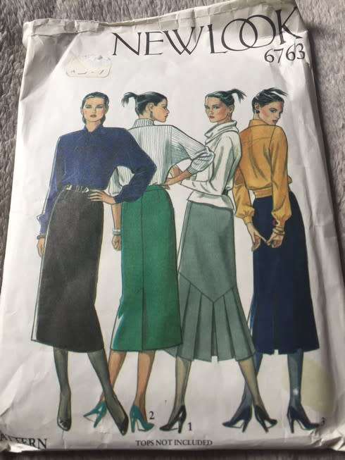 PATTERN NEW LOOK 6763 - SKIRTS (SIZE 8-18)