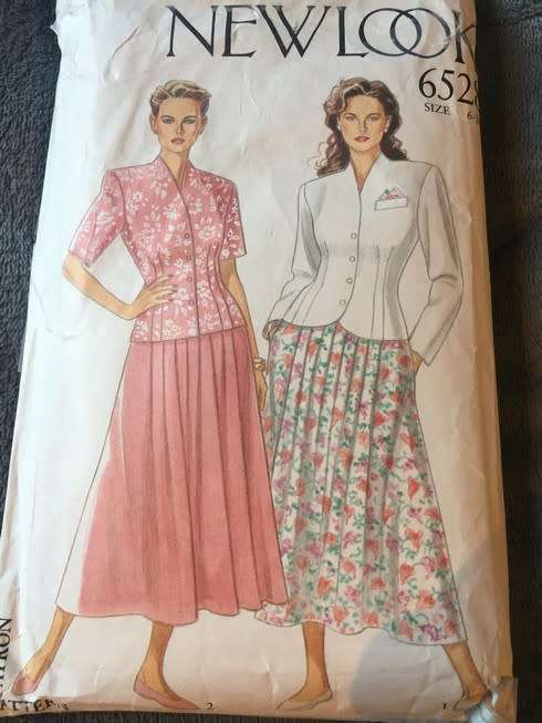 PATTERN NEW LOOK 6528 - JACKET & SKIRT (SIZE 6-18)