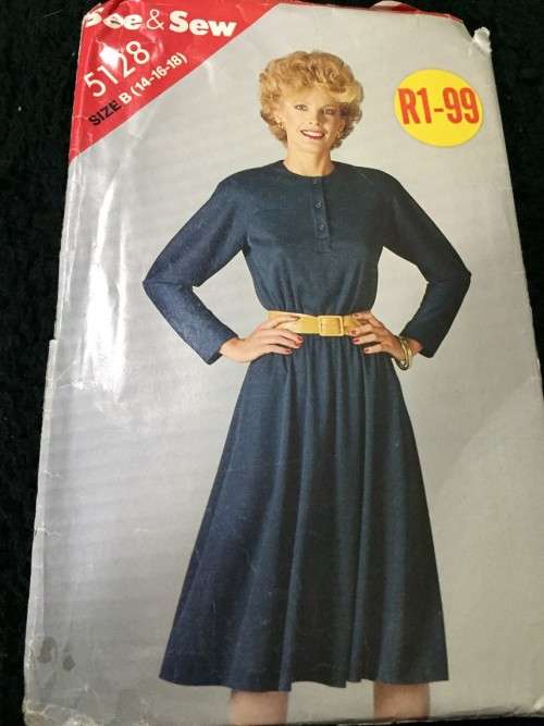PATTERN SEE & SEW 5128 (UNUSED) - DRESS (SIZE 14-16-18)