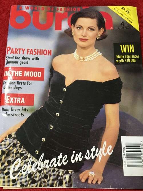 PATTERNS - BURDA MAGAZINE (A WORLD OF FASHION) APR 1994 (WITH MORE THAN 40 PATTERNS)(UNUSED)