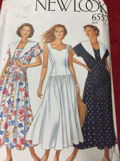 PATTERN NEW LOOK 6557 - DRESS (SIZE 6-18)
