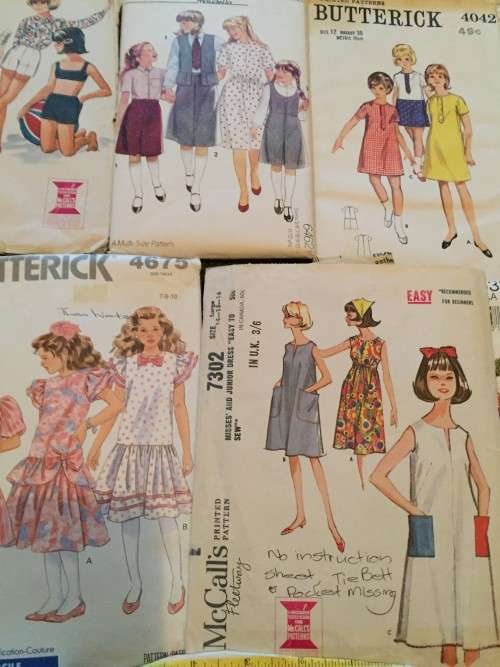 JOBLOT C: 18 TEENAGER PATTERNS (MAINLY GIRLS)