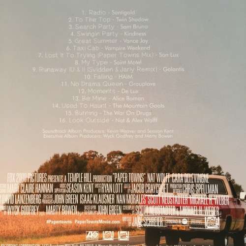 CD - PAPER TOWNS: MUSIC FROM THE MOTION PICTURE