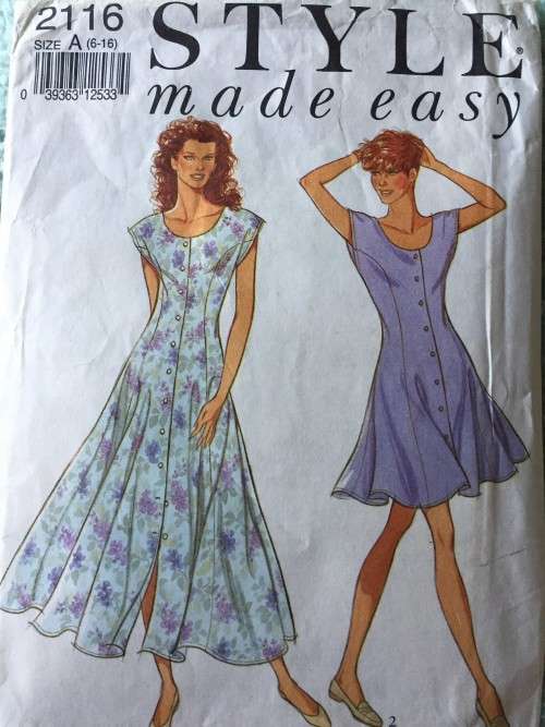 PATTERN STYLE 2116 - DRESS (SIZE 6-16)