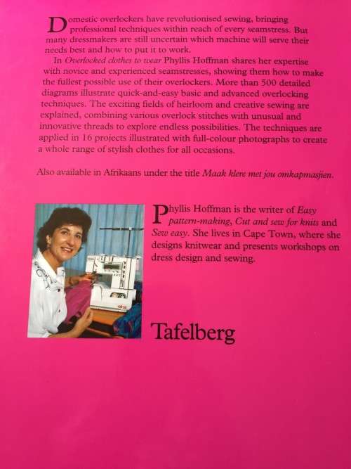 BOOK SOFTCOVER - OVERLOCKED CLOTHES TO WEAR: PHYLLIS HOFFMAN