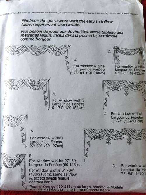 PATTERN MCCALL'S 8374 - HOME DECOR