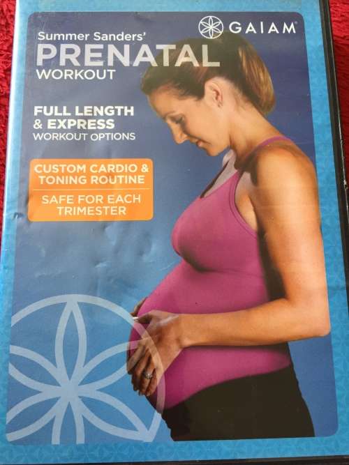 DVD - SUMMER SANDERS' PRENATAL WORKOUT (FULL LENGTH & EXPRESS WORKOUT OPTIONS)