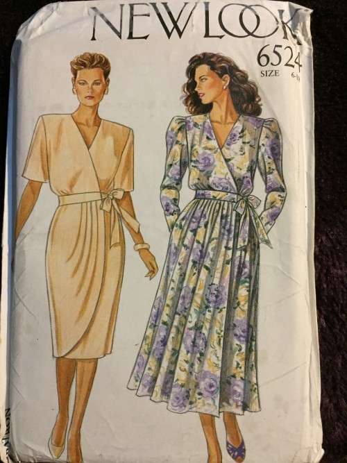 PATTERN NEW LOOK 6524 (UNUSED) - DRESS (SIZE 6-18)