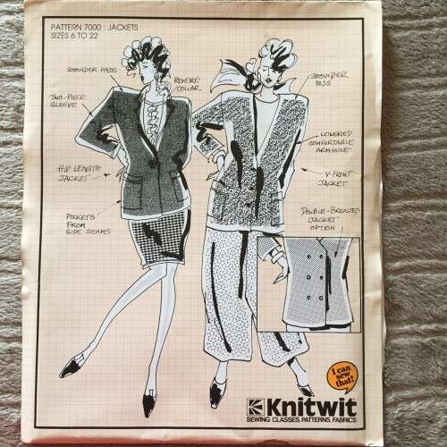 PATTERN KNITWIT 7000 (UNUSED) - JACKETS (SIZE 6-22)