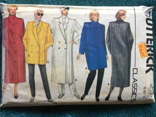 PATTERN BUTTERICK 4044 (UNUSED) - COAT (SIZE 8-10-12)(ENVELOPE GOT MARKS ON)