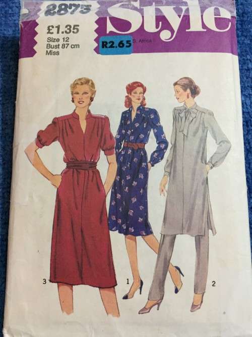 PATTERN STYLE 2873 (CLEAN) - DRESS, TUNIC and PANTS (SIZE 12)