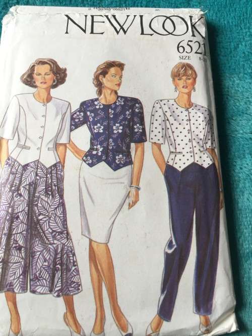 PATTERN NEW LOOK 6521 - BLOUSE, SKIRT, TROUSERS and CULOTTES (SIZE 8-20)