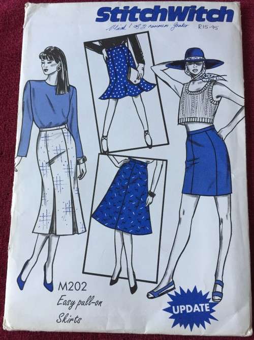 PATTERN STITCHWITCH 202 (UNUSED) - EASY PULLON SKIRTS (SIZE 6-22)
