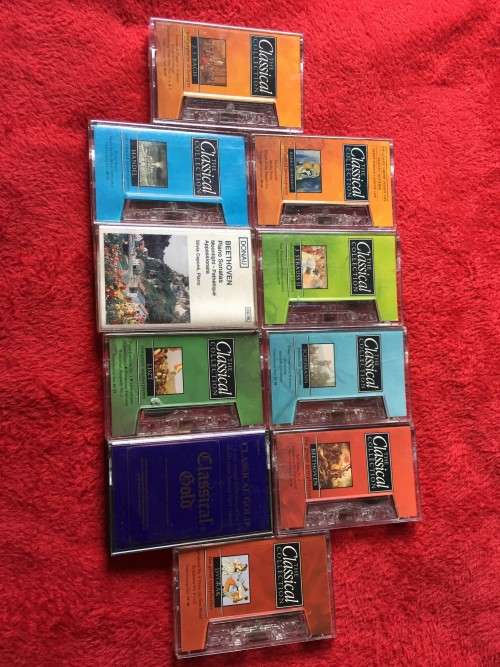 CLASSICAL :  9 CASSETTE TAPES IN JOBLOT (BARGAIN!!!)