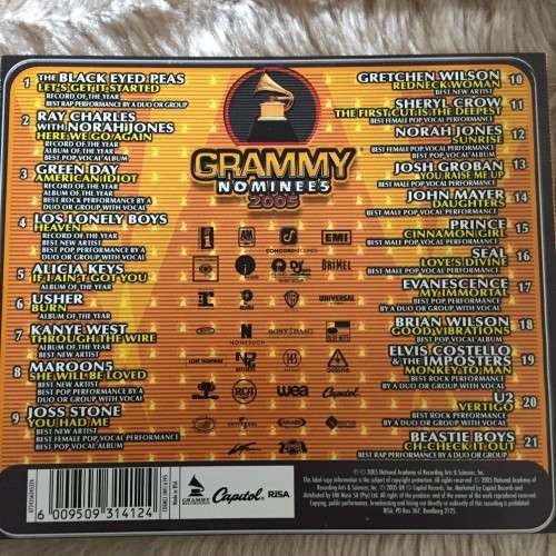 CD - GRAMMY NOMINEES 2005 (VARIOUS ORIGINAL ARTISTS)
