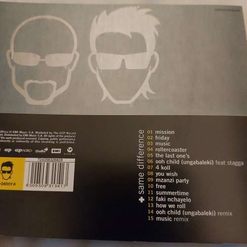 CD - MANDOZA + DANNY K: SAME DIFFERENCE