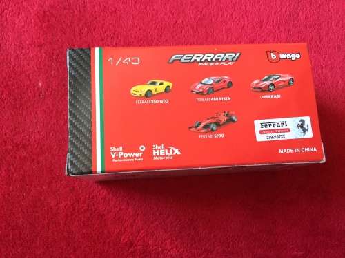 COLLECTIBLE CAR - SHELL V-POWER COLLECTABLE CAR 1/43 FERRARI
