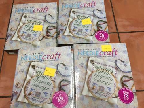 DISCOVERING NEEDLECRAFT: 4 LEVERARCH FILES FROM ISSUE 1 - 96 (SEE PICS)