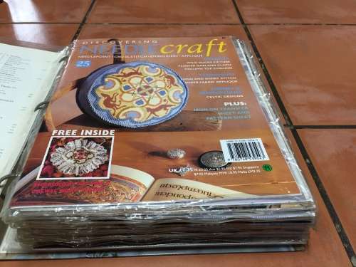DISCOVERING NEEDLECRAFT: 4 LEVERARCH FILES FROM ISSUE 1 - 96 (SEE PICS)