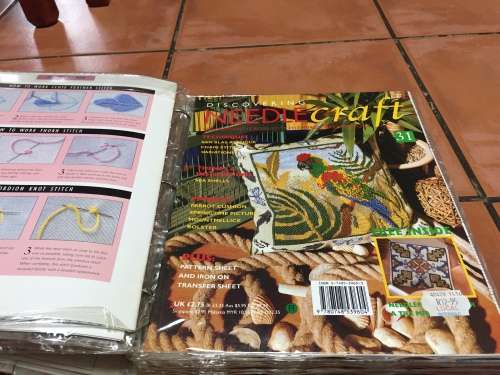DISCOVERING NEEDLECRAFT: 4 LEVERARCH FILES FROM ISSUE 1 - 96 (SEE PICS)