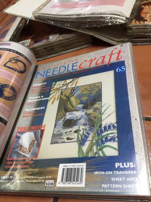 DISCOVERING NEEDLECRAFT: 4 LEVERARCH FILES FROM ISSUE 1 - 96 (SEE PICS)