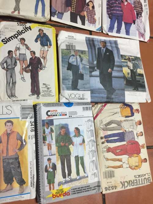 JOBLOT MEN`S AND BOYS` PATTERNS (UNCHECKED) 20 PATTERNS